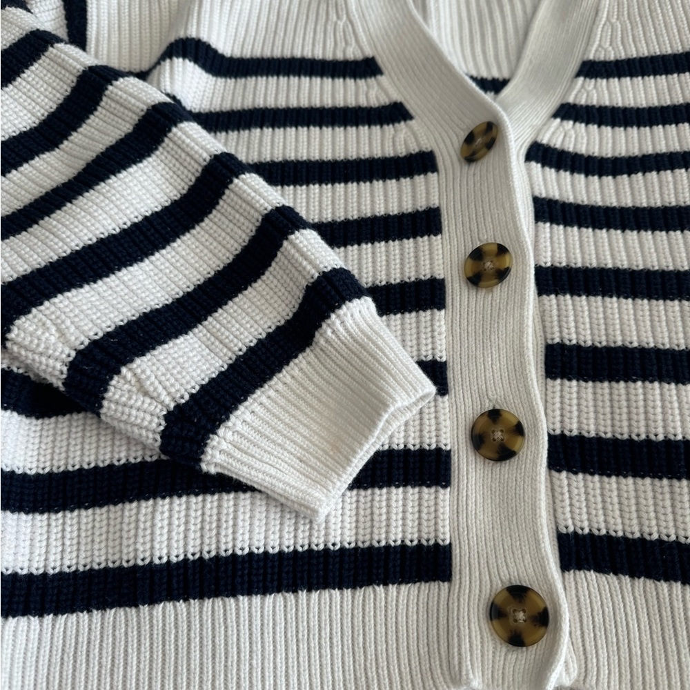 Stripped chunky sweater